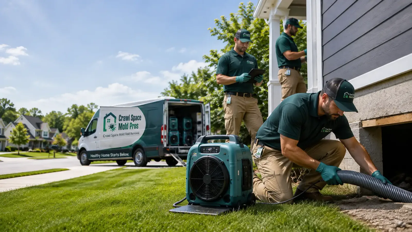 Crawl Space Mold Removal in Franklin, PA